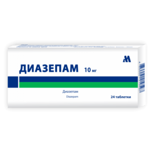 Диазепам таблетки по 10 мг 24 шт, ratiopharm, GmbH 