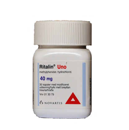 Риталин UNO 40 мг 30 капс.