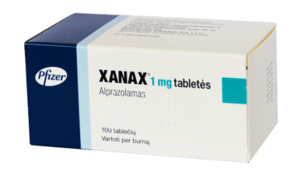 Xanax (Ксанакс) таблетки по 1 мг 100 шт Цена